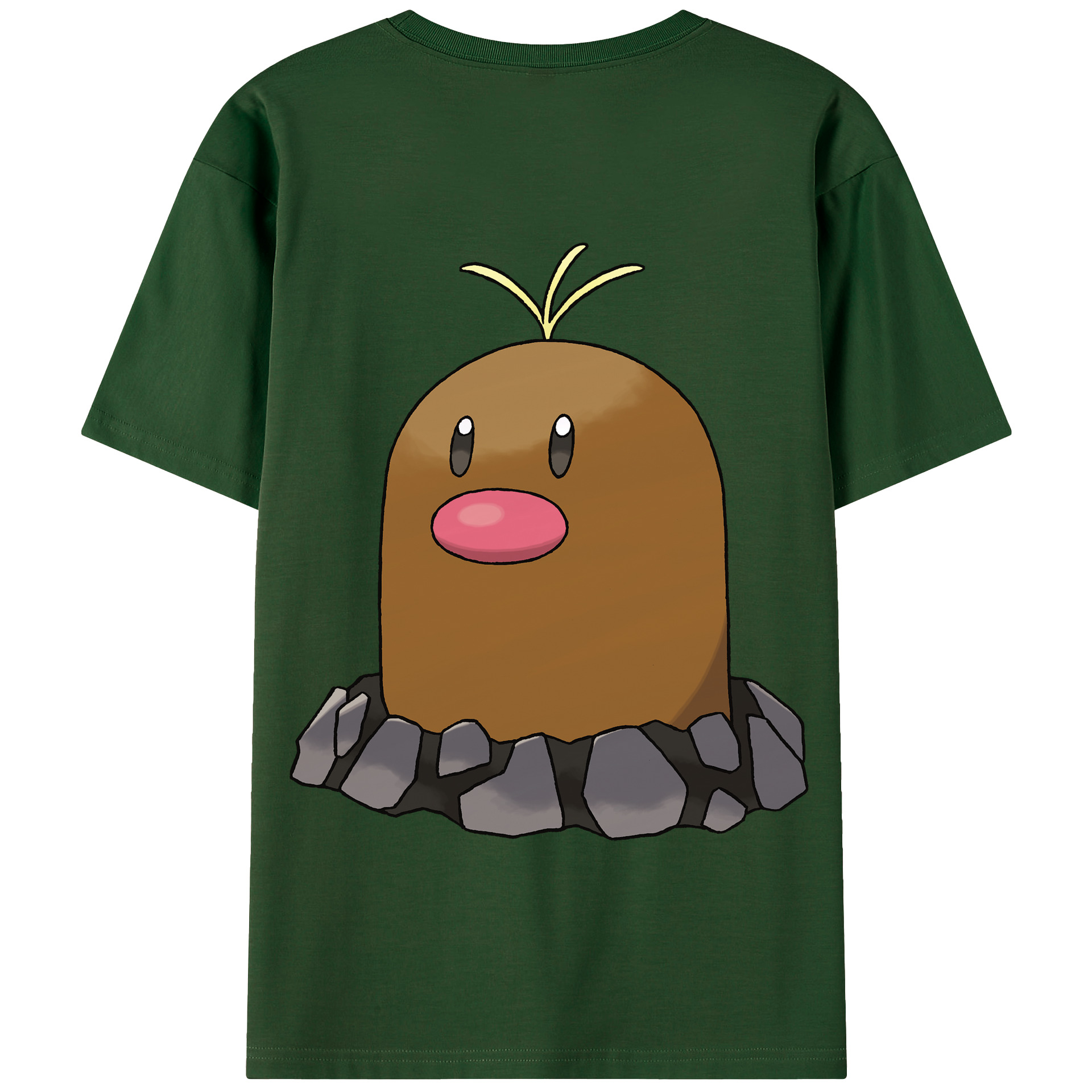 （画像用） ポケットモンスター Pokémon 綿100％半袖Tシャツ（背面プリント）